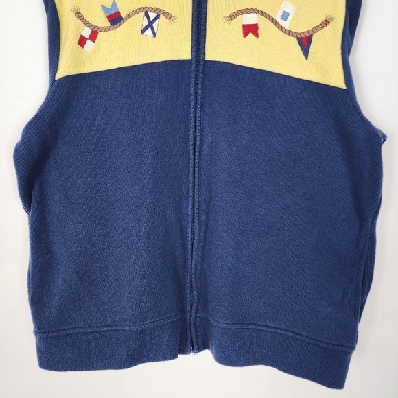 Breckenridge Sea Helm Knit Turtleneck Sweater Mens Medium Long Sleeve Full Zip - Picture 4 of 11